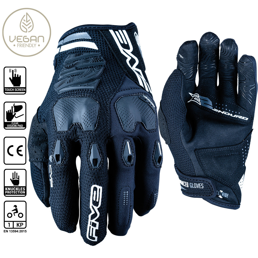 FIVE E2 Enduro Gloves Black