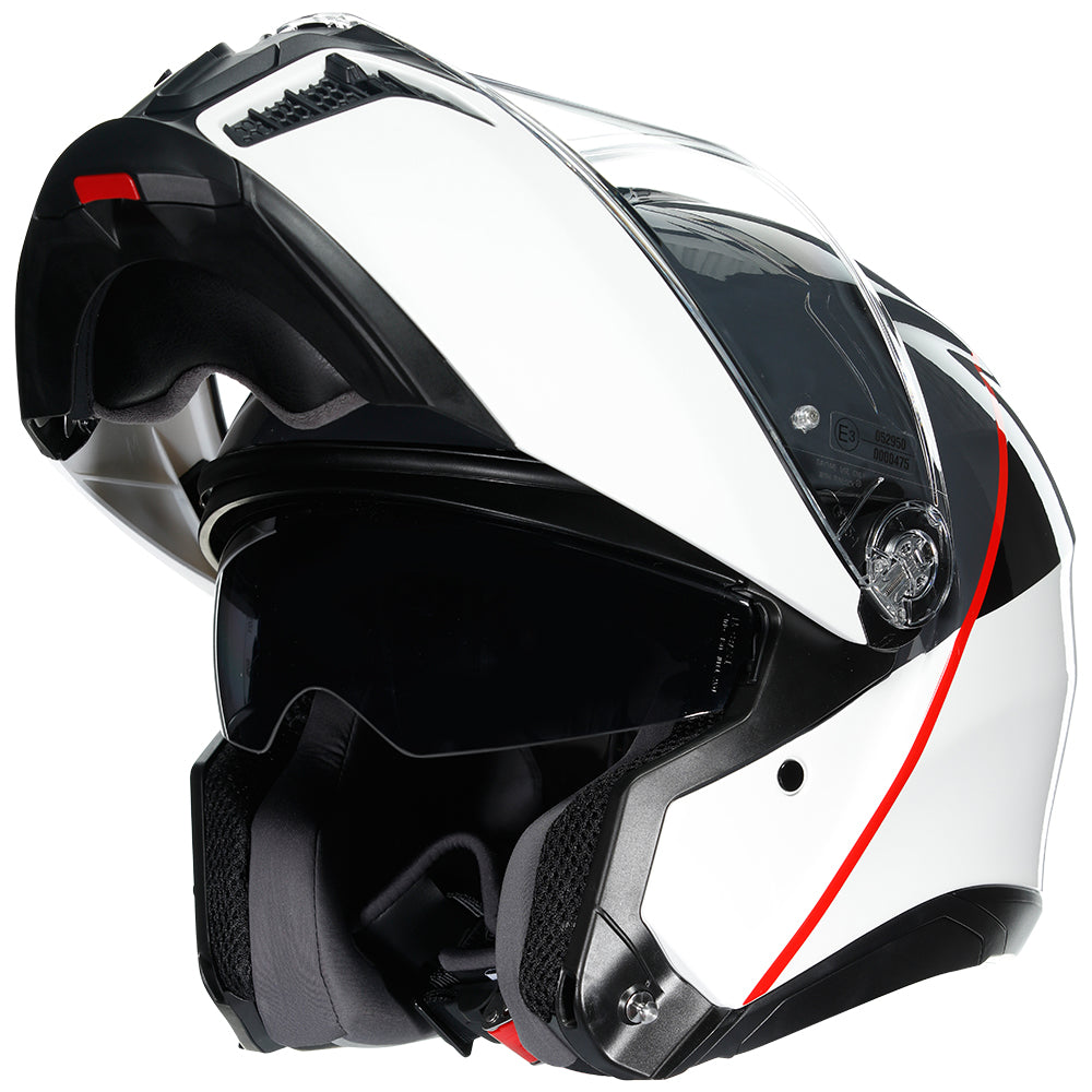 AGV TOURMODULAR [BALANCE WHITE GREY RED] 8