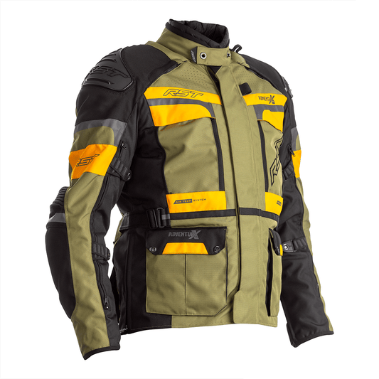 RST ADVENTURE-X TEXTILE JACKET [GREEN/OCHRE]