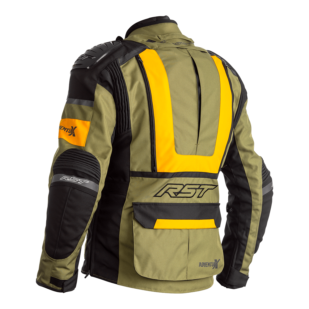 RST ADVENTURE-X TEXTILE JACKET [GREEN/OCHRE]