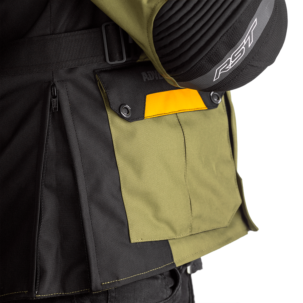 RST ADVENTURE-X TEXTILE JACKET [GREEN/OCHRE]