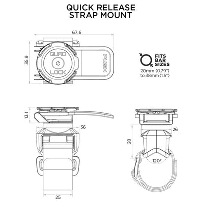 Quad Lock Quick Release Strap Mount (1)