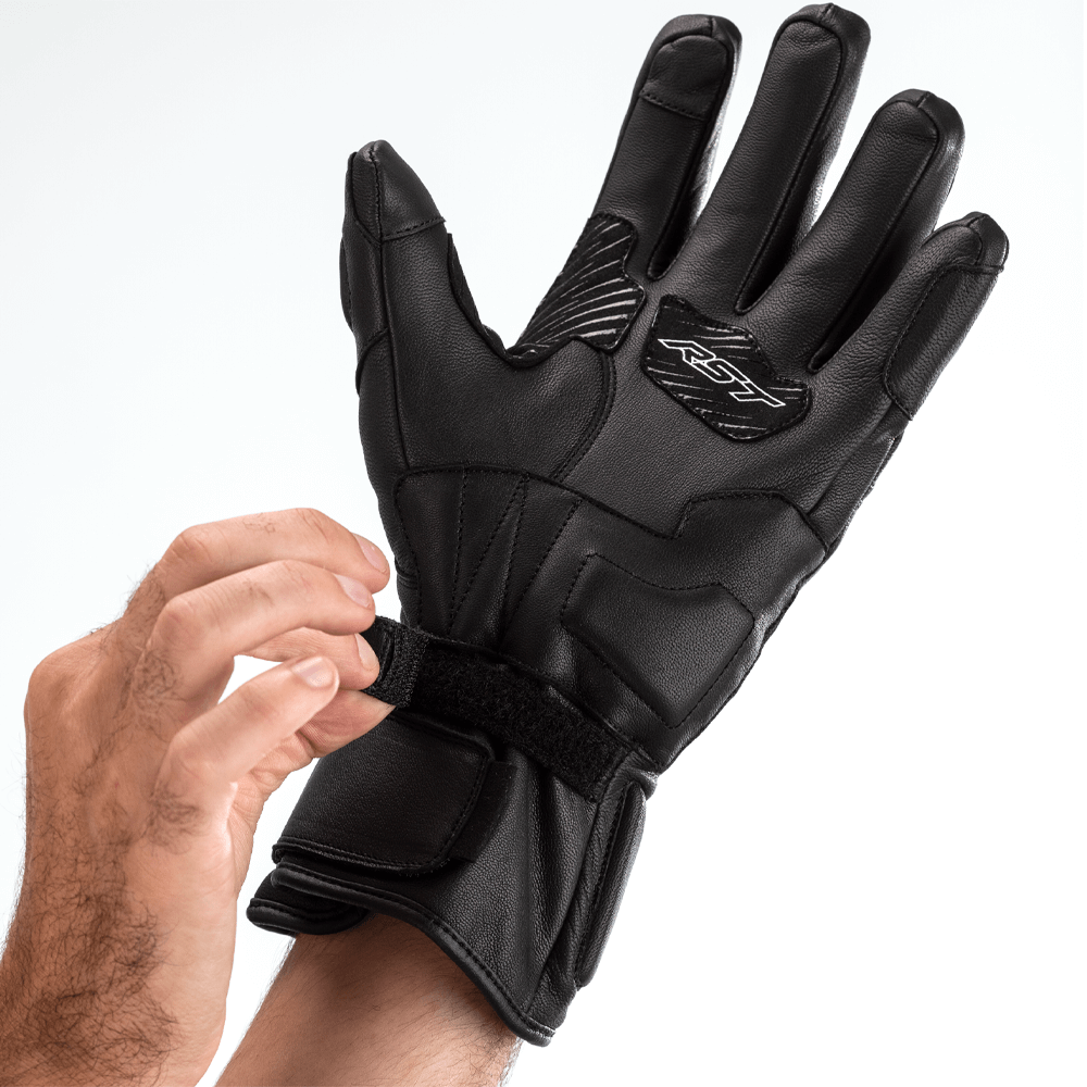 RST TURBINE LEATHER GLOVE [BLACK]