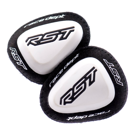 RST FACTORY RACE ELBOW SLIDERS PAIR [WHITE]