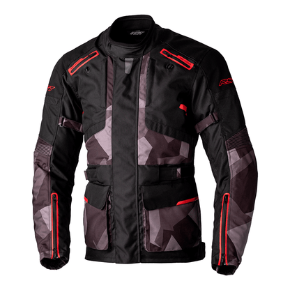 RST ENDURANCE TEXTILE JACKET [BLACK/CAMO/RED]